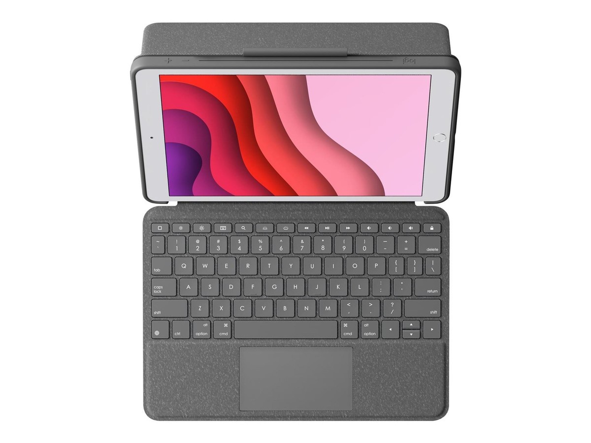 Logitech Combo Touch Keyboard Case for iPad 7-8th Gen YU0040 Black
