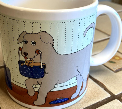 TAYLOR & NG DOGGIE DO-GOOD MUG 1981 JAPAN