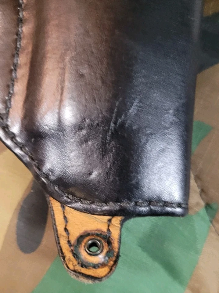 Funda de cuero Desantis 86 BERRETA 92 96 broches de presión rotos para mano derecha Foto 4 de 4