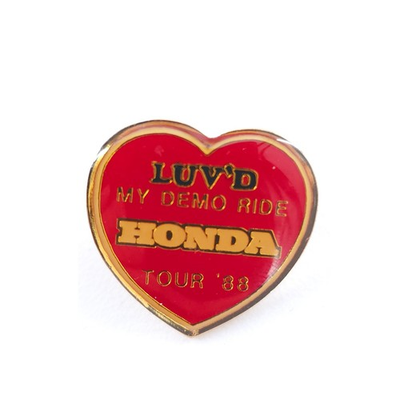 #ad #ad Honda Luv#x27;d My Demo Ride Tour 1988 Pin $9.99