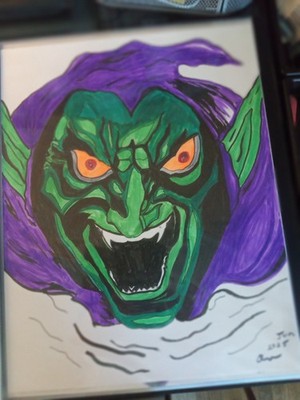 original comic art drawings sketches poster board 14''x11''