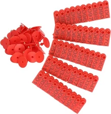 Tnfeeon 100 Sets Numbered Cattle, Gardening Poultry Farming Supplies Ear... 