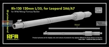 RFMRM2095 1:35 Rye Field Model Rh-120 120mm L/55 Gun Barrel for Leopard 2A6/A7