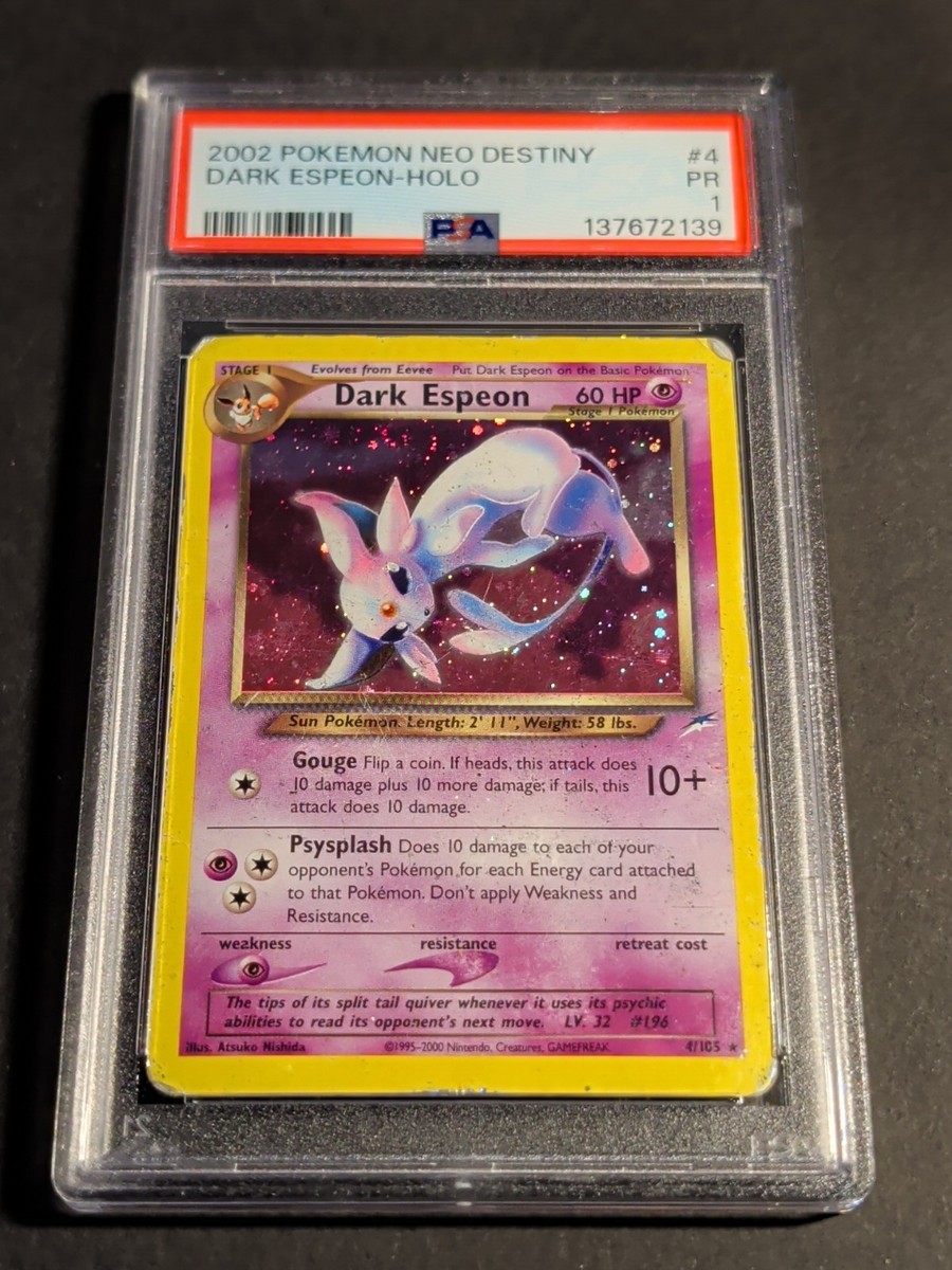 Dark Espeon 4/105 Neo Destiny Holo for sale online | eBay