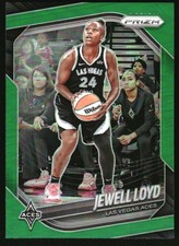 2025 Panini Prizm WNBA Jewell Loyd Green Prizms #57 Las Vegas Aces