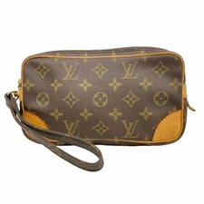 Louis Vuitton Clutch Bag Monogram Marly Dragonne PM M51827 456037