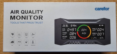 CF-20 DL Luftqualitätsmonitor CO2 TVOC PM2.5 PM10 AQI HCHO