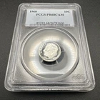1960 Proof Roosevelt Dime, 90% Silver PCGS PR68 Cameo