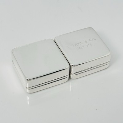 Tiffany & Co. Double Pill Box Pillbox Trinket Snuff Box Vintage in