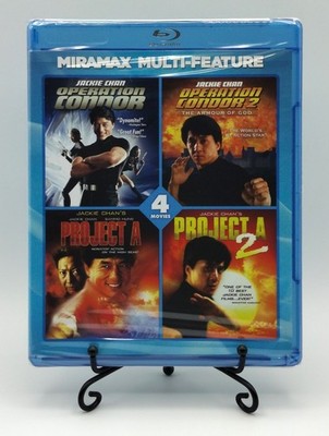 Miramax Multi-Feature Jackie Chan 4 Film Collection (Blu-ray, 2011) Brand New