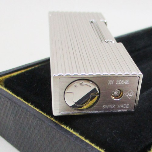 Dunhill accendino a gas rullo argento DU25FRR1111040TU 9914 - Foto 9 di 9