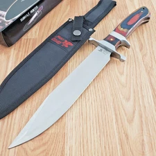 Frost Cutlery Fixed Knife 10" Full Tang Stainless Steel Blade Frostwood Handle