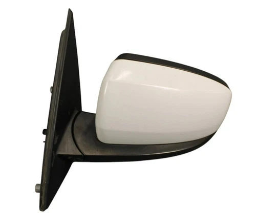 07-13 BMW X5 E70 Front Left Driver Side Rear View Door Mirror White 7136887 OEM