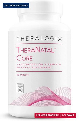 Theralogix TheraNatal Core Preconception Vitamin Supplement - 90-Day Supply - Pr
