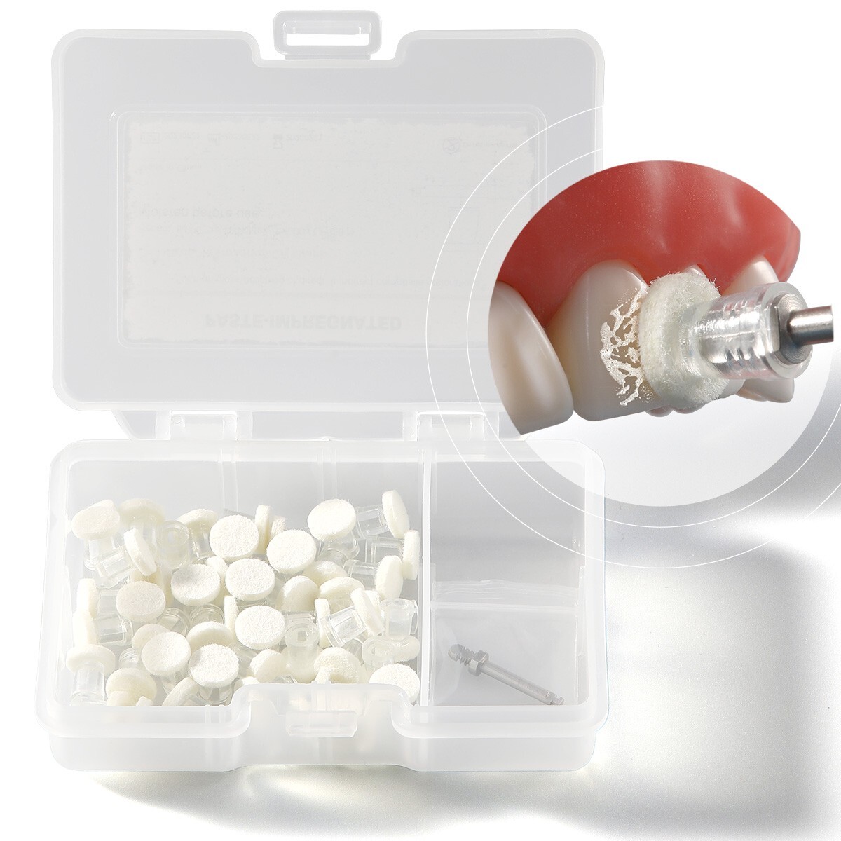 AZDENT Dental Super Buff Disks Regular Snap Discs Composite 50 disk+1 ...