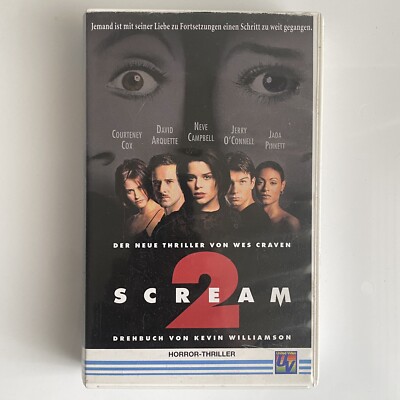 Scream 2 | VHS Film | Horror Mystery | mit David Arquette | 1997