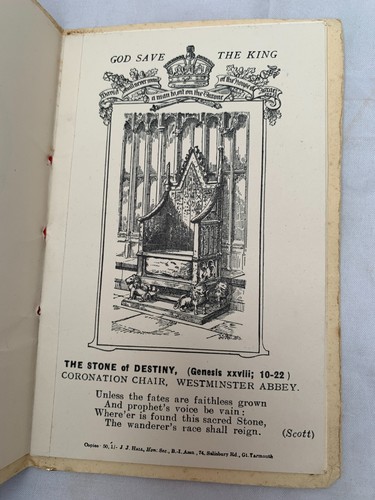 1937 God Save The King, Church Hymns - Town Hall, Yarmouth 50 Copies - Foto 3 di 4