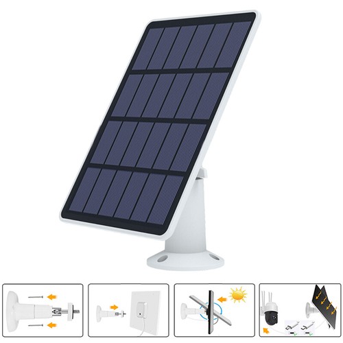 Waterproof Solar Panel Kit For Arlo Essential Spotlight Camera Doorbell Charger - Picture 3 of 15