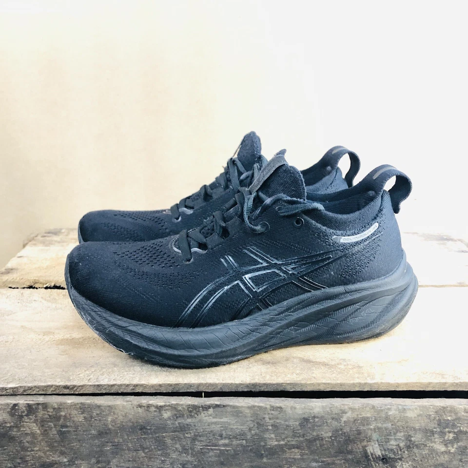 ASICS Gel Nimbus 26 Womens US6.5 UK4.5 EU37.5 Black #1012B601 - image 2 of 4