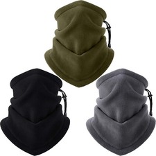 Winter Fleece Face Mask Balaclava Neck Warmer Gaiter Ski Windproof Scarf Bandana