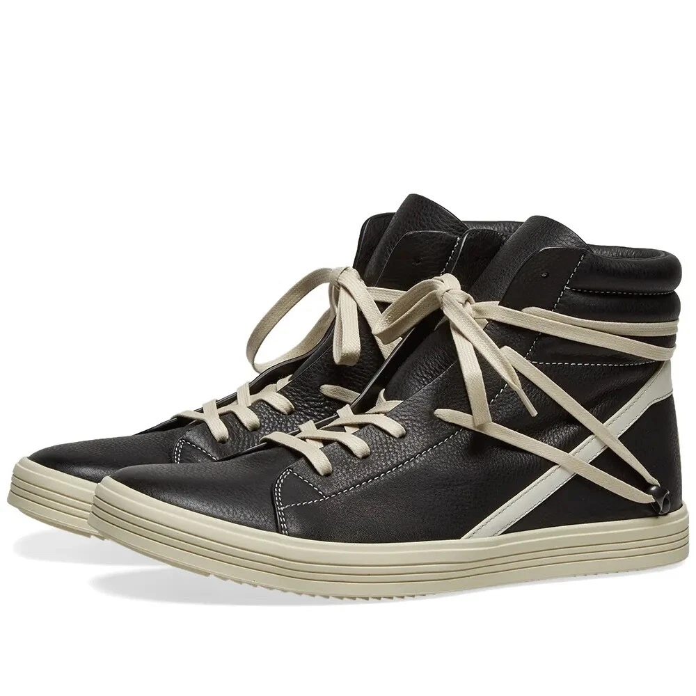 Rick Owens Geothrasher High Black/Milk - Eu 44