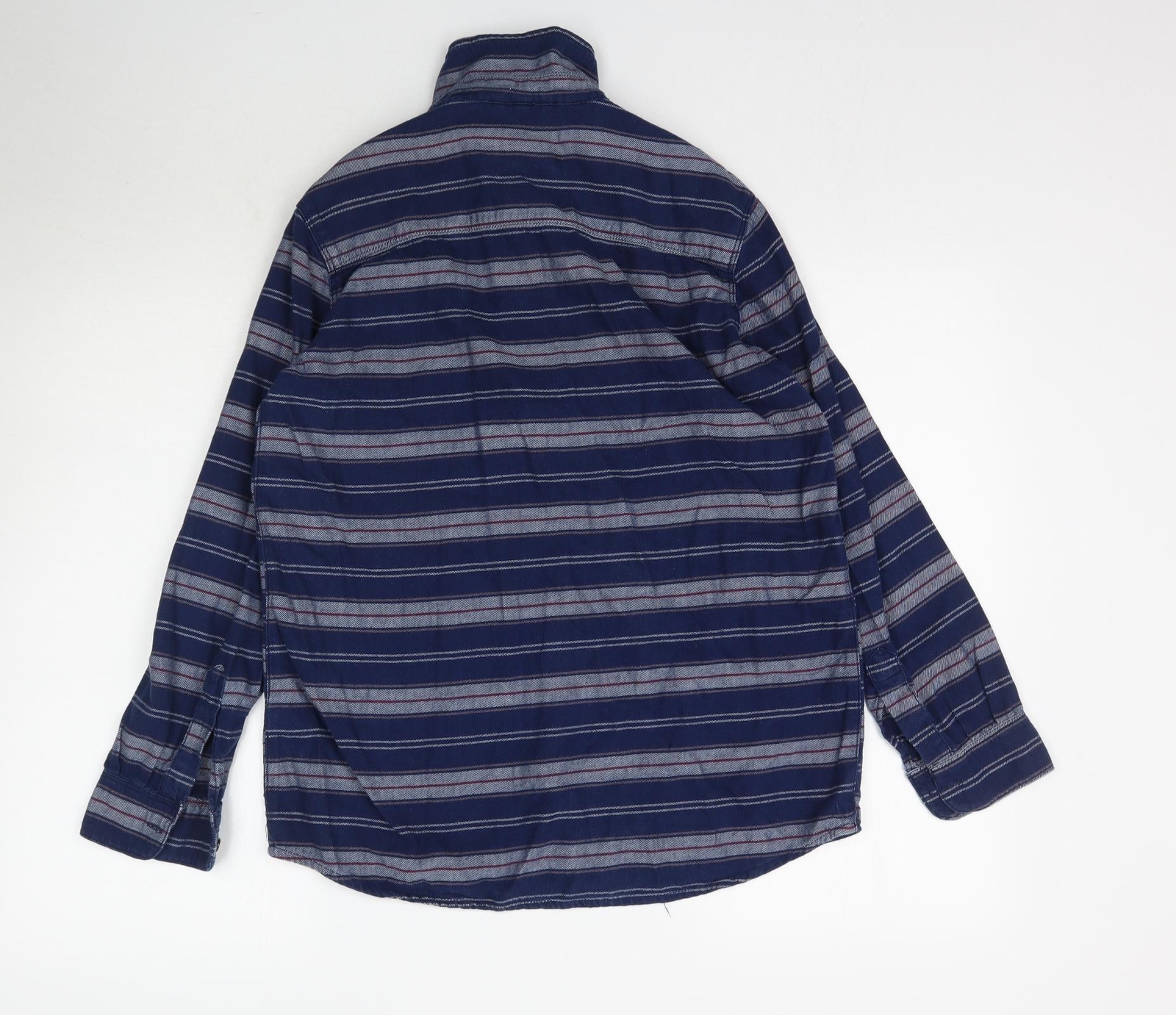 Sweat Femme Topshop Rayé Bleu Coton Taille 8 - Manches Longues Pullover