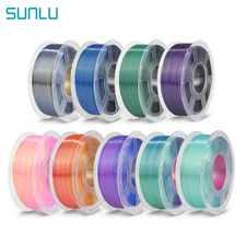 【BUY 10 PAY 6】SUNLU 1.75MM SILK Dual/Triple Color Shiny PLA+ Filaments 1KG