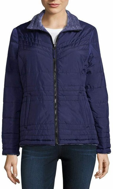 Free Country Reversible Water Resistant Fleece Lined Midweight Puffer Jackets | eBay