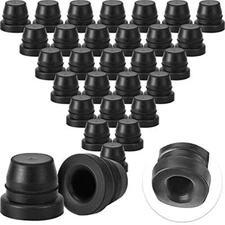 40 Pcs Brake Bleeder Screw Cap Grease Fitting Cap Rubber Dust Cover for Cars