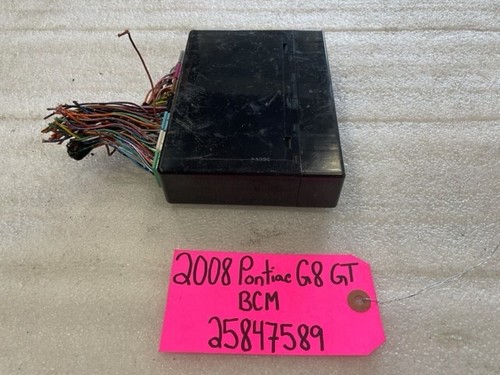 08 09 PONTIAC G8 GT OEM BCM BODY CONTROL MODULE 25847589 - Picture 8 of 12