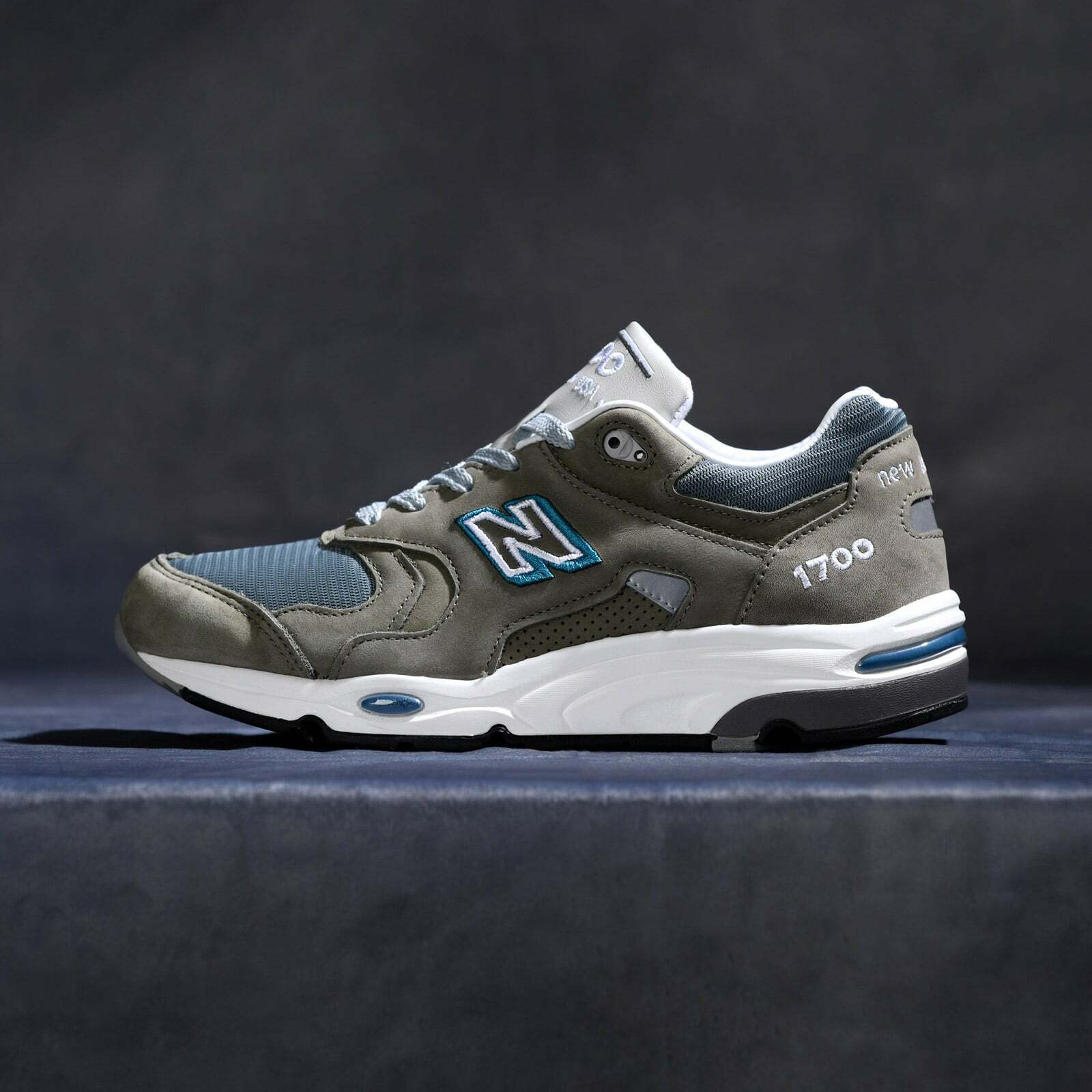 New Balance 1700 Gray/Steel Blue Made In USA BRAND NEW M1700JP