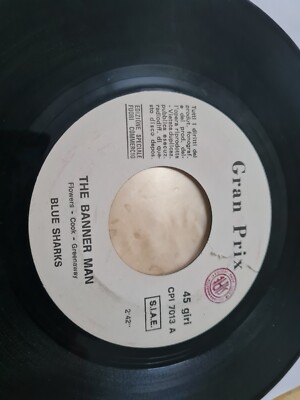 45 Giri RARE BLUE SHARKS These Things Will Keep Me Love You/The Banner Man 7'' It