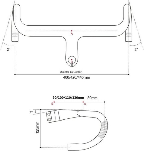 RXL SL Carbon Fiber Road Bicycle Handlebar 28.6/31.8mm Bike Integrated Handlebar - 第 7/10 張圖片
