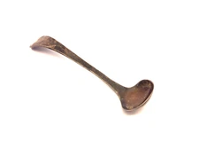 Small Sterling Silver Miniature Ladle Salt Spoon Scoop Vintage Used