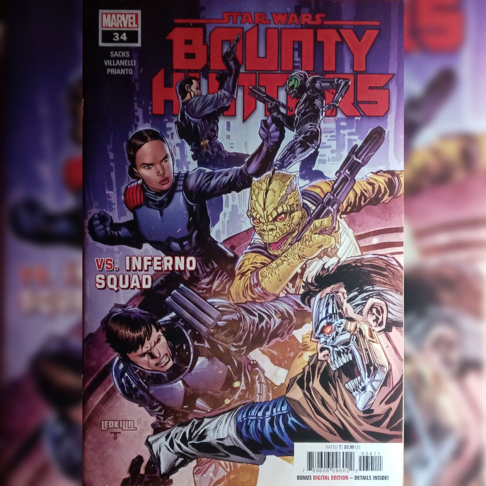 2023 Marvel Comics Star Wars Bounty Hunters 34 Ken Lashley Cover A Variant FR/SH