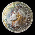 Canada 1939 One Dollar $1 Silver Coin Rainbow Toning
