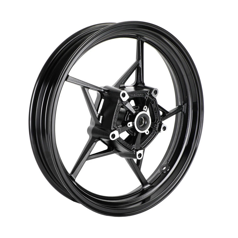 Gloss Black 17''x3'' Front Wheel Tubeless Rim for Kawasaki Ninja 400 Z400 18-23 - Image 3 of 4