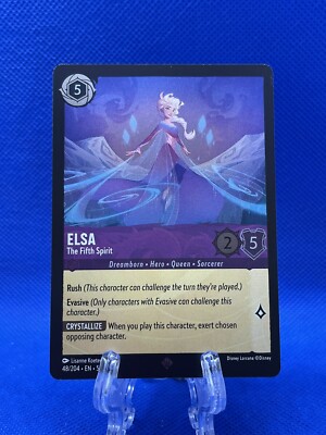 Disney Lorcana Shimmering Skies Elsa The Fifth Spirit 48/204 Cold