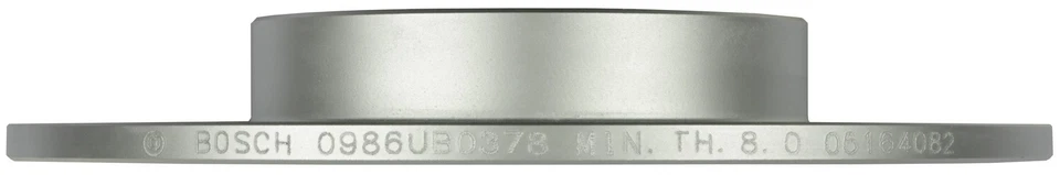 Rotor de freno de disco trasero QuietCast Bosch 1998-2003 Ford Escort 1999 2000 2001 Foto 4 de 4