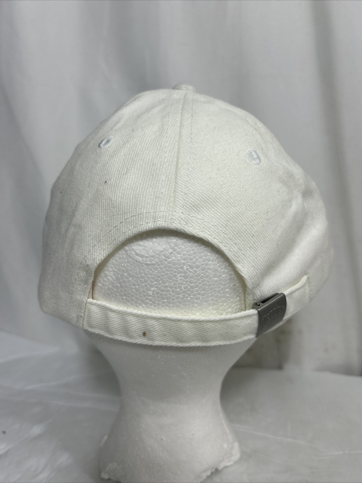 Perrier Strapback Baseball Hat White Adjustable S… - image 9