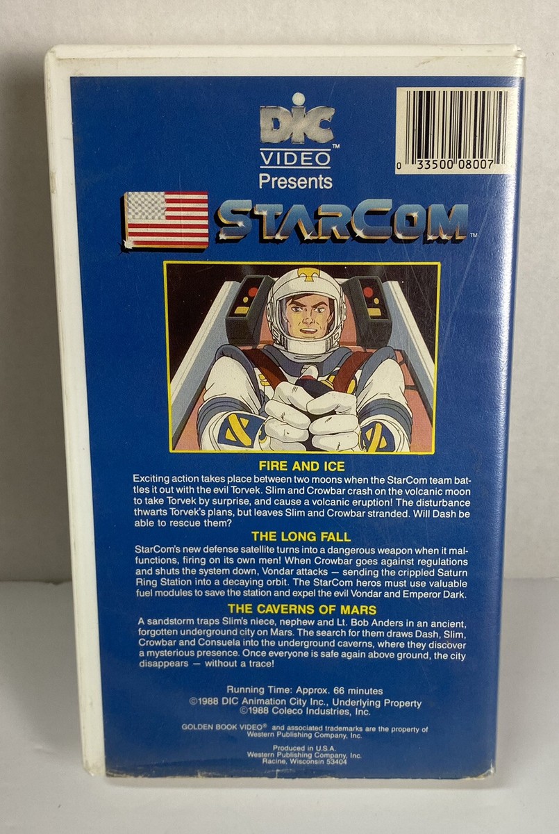 Vintage Starcom VHS Video Tape Galactic Adventures Great Picture