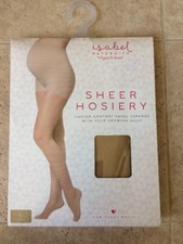 Isabel Maternity Sheer Hosiery Size L Nude Color