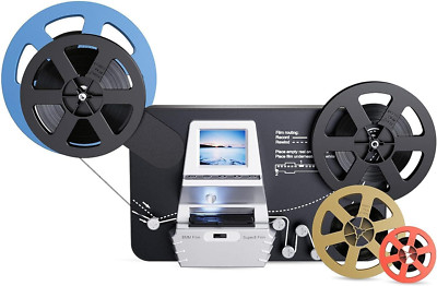 8Mm & Super 8 Film to Digital Converter, Film Scanner with 2.4'' Screen,Converts 