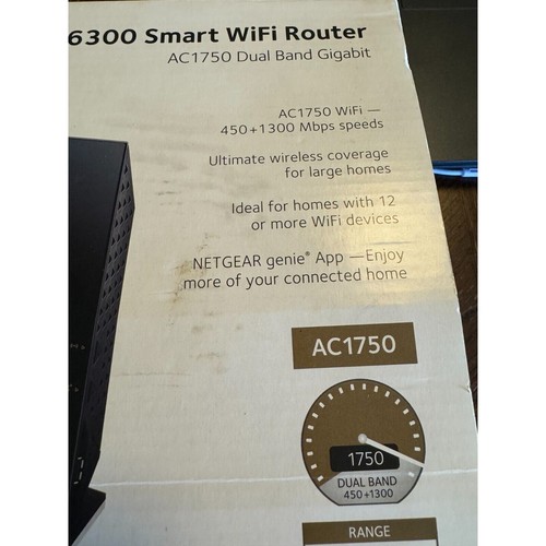 NETGEAR R6300 Smart WiFi Router AC1750 Dual Band Gigabit - Fast & Reliable! - Picture 3 of 15