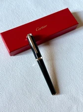 NEW Cartier VIP AD Gift Palladium-Finish Santos Dumont Rollerball Pen Refillable