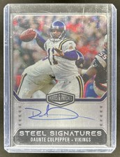 2023 Plates & Patched Daunte Culpepper Steel Auto #29/100 Vikings