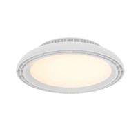 Deckenventilator Mit Led Licht 24W Ø45Cm 3CCT Fernbedienung Deckenlampe Weiß