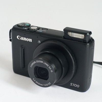 【RS47】canon powershot S100 デジカメ 本体 Canon PowerShot S100 Digital Camera Black 12.1 Megapixels 5x