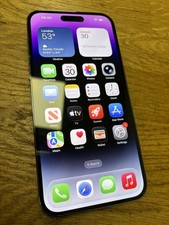 DAMAGED - Apple iPhone 14 Pro Max - 128GB - Deep Purple (Unlocked)