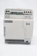 Phoenix Contact STEP-PS/1AC/24DC/2.5 Power Supply, 60W, 24Vdc Output, 2.5 Amp